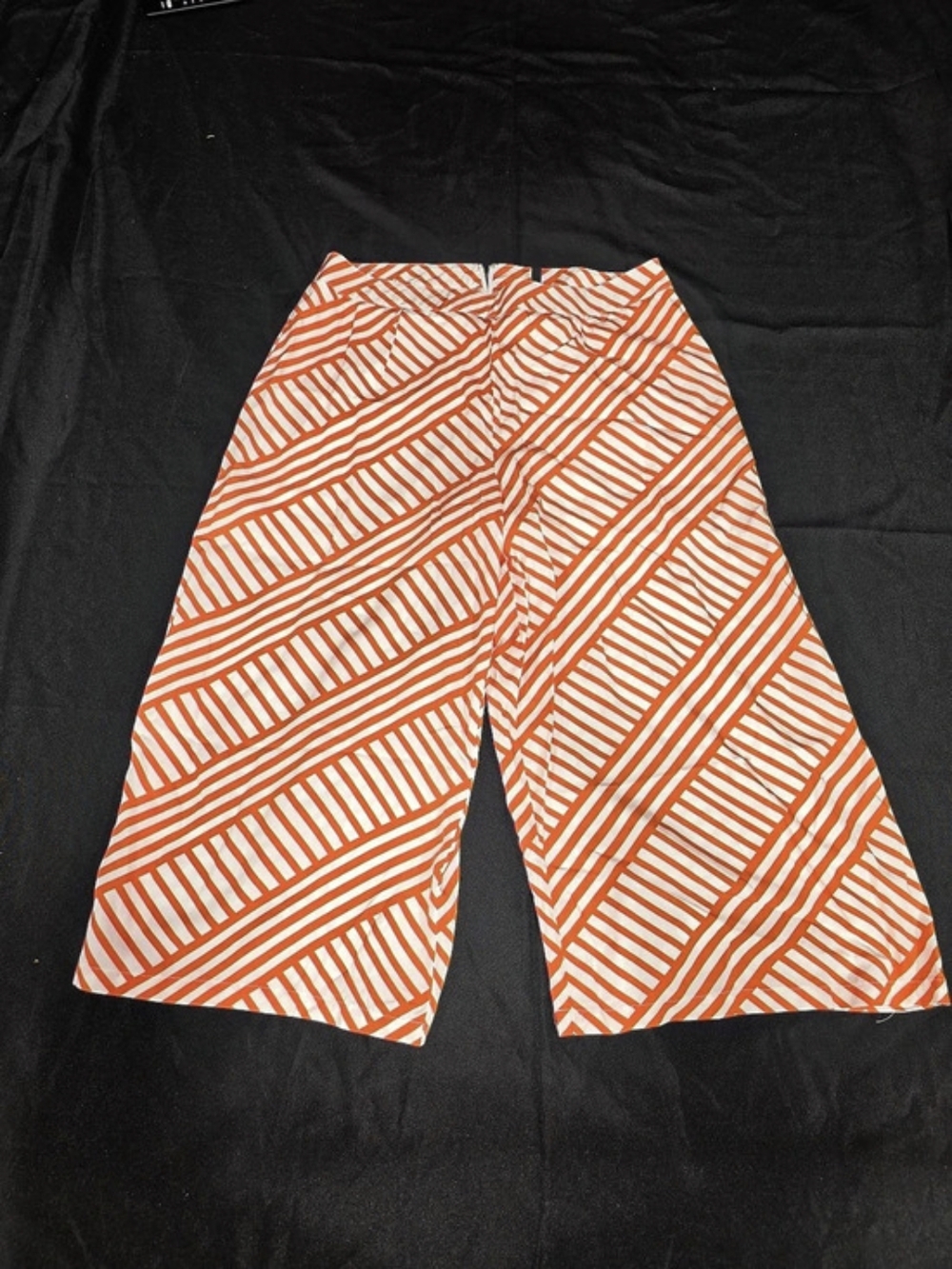 SHIFT Striped Capri in Orange & White Size XL
